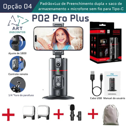 Estabilizador P02 Pro Plus: Transforme seus Vídeos em Obras de Arte!