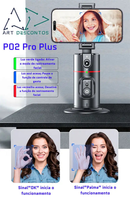 Estabilizador P02 Pro Plus: Transforme seus Vídeos em Obras de Arte!