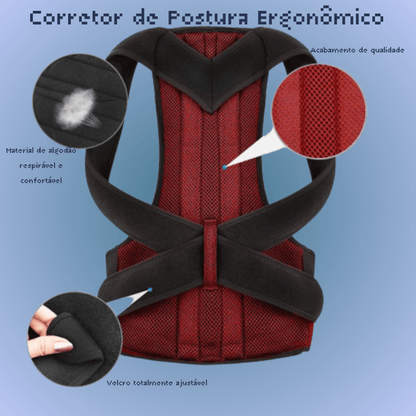 Colete Corretor de Postura Ergonômico! Um alívio para Coluna Lombar e Clavícula. - Art-Descontos.com