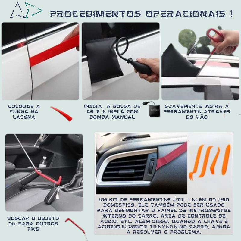 Kit de Ferramentas Assistente! Ferramentas útil Para Emergências.