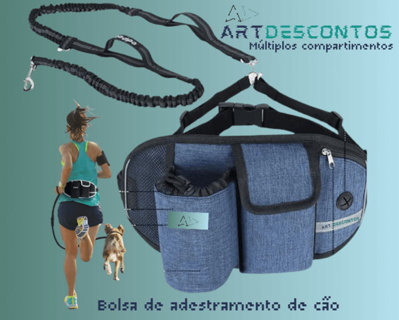 Conjunto Bolsa de Cintura e Correia com Alças Duplas! - Art-Descontos.com