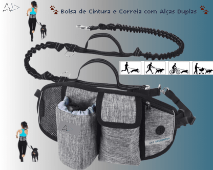 Conjunto Bolsa de Cintura e Correia com Alças Duplas! - Art-Descontos.com