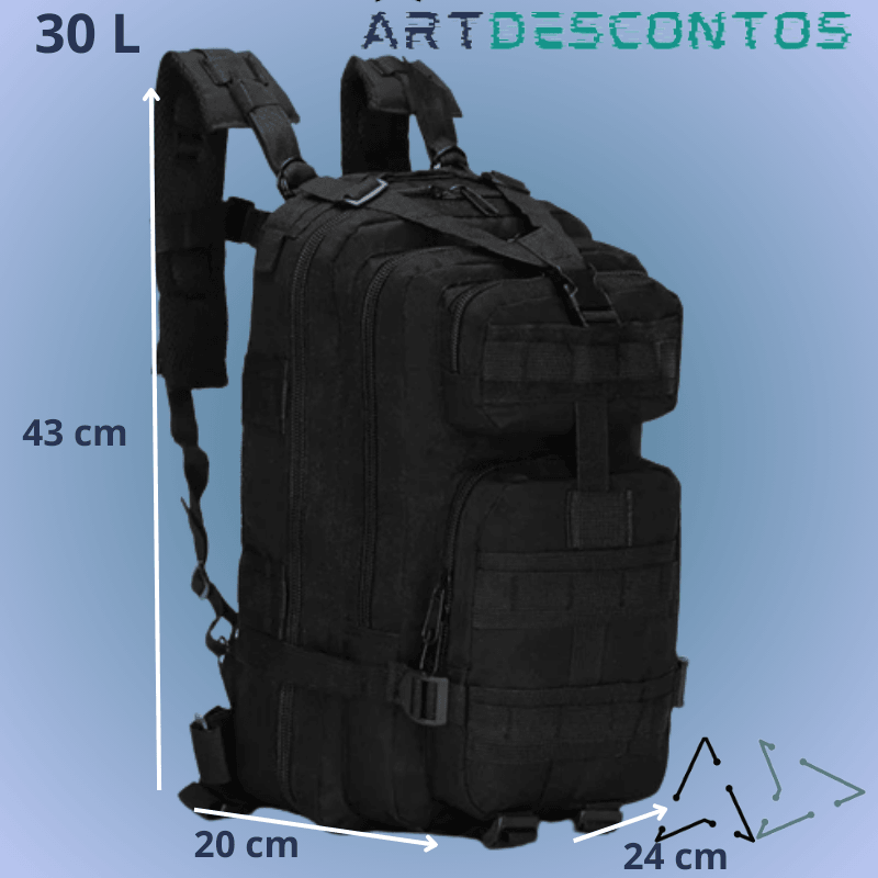 Mochila Tudo em Um 30-50L - Art-Descontos.com