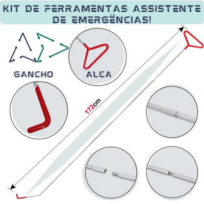 Kit de Ferramentas Assistente! Ferramentas útil Para Emergências.