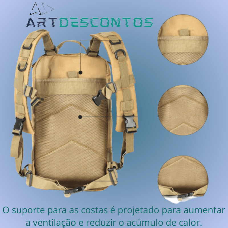 Mochila Tudo em Um 30-50L - Art-Descontos.com