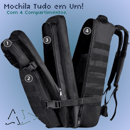 Mochila Tudo em Um 30-50L - Art-Descontos.com