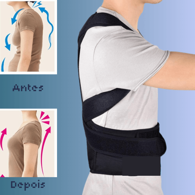 Colete Corretor de Postura Ergonômico! Um alívio para Coluna Lombar e Clavícula. - Art-Descontos.com